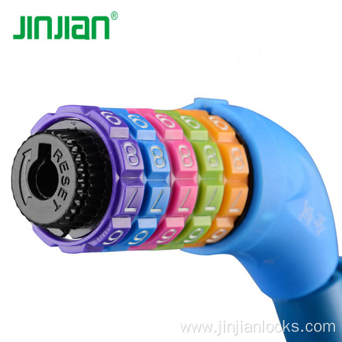 5 digit combination cable lock for bicycle